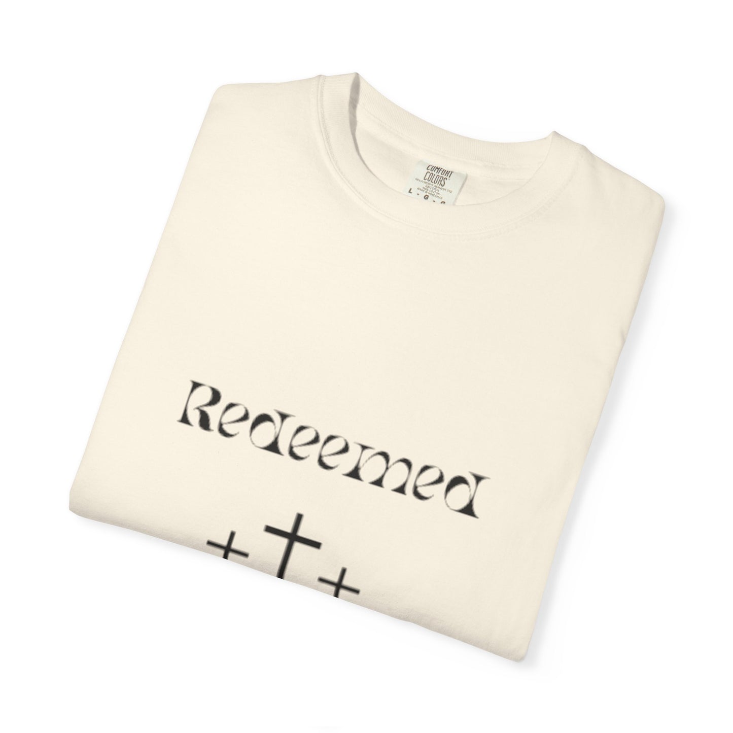 Unisex Garment-Dyed T-Shirt - "Redeemed" Christian Graphic Tee