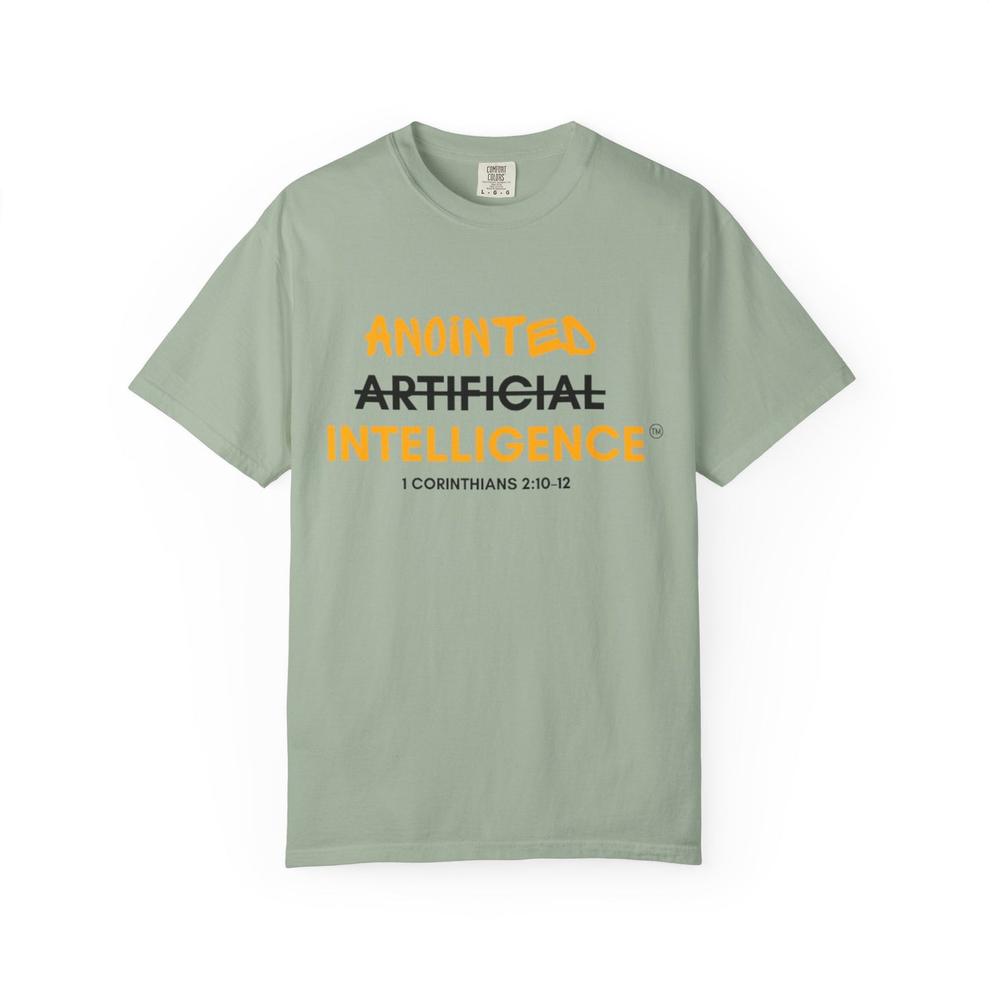 Anointed (Not Artificial) Intelligence T-Shirt — Christian Faith Graphic Tee