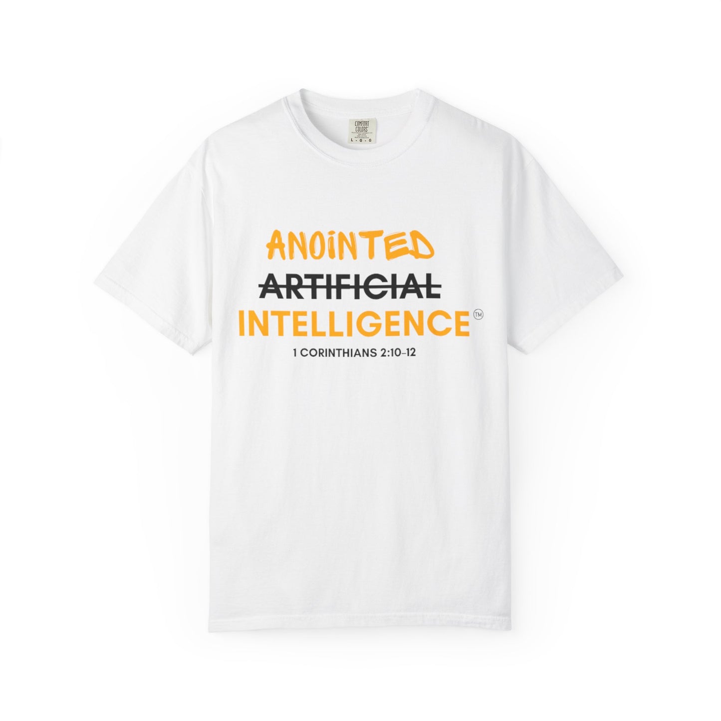 Anointed (Not Artificial) Intelligence T-Shirt — Christian Faith Graphic Tee