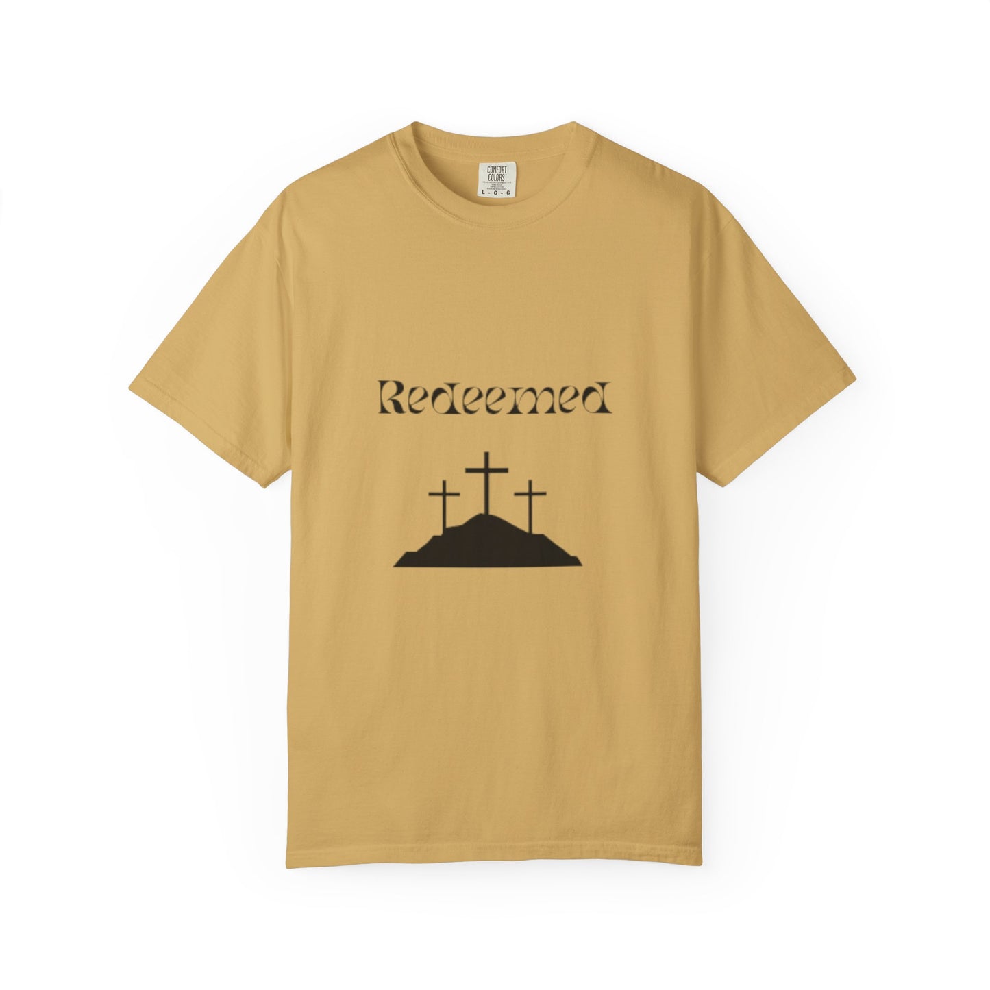 Unisex Garment-Dyed T-Shirt - "Redeemed" Christian Graphic Tee