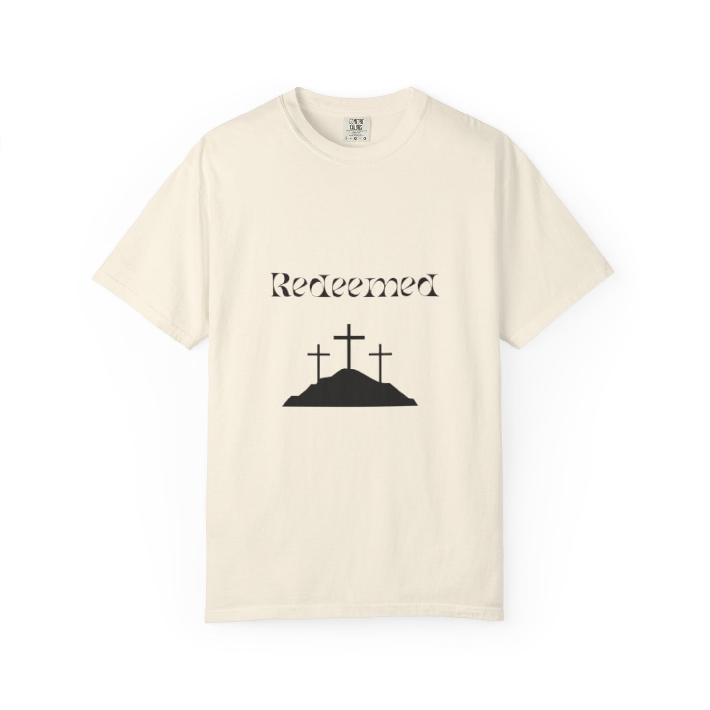 Unisex Garment-Dyed T-Shirt - "Redeemed" Christian Graphic Tee