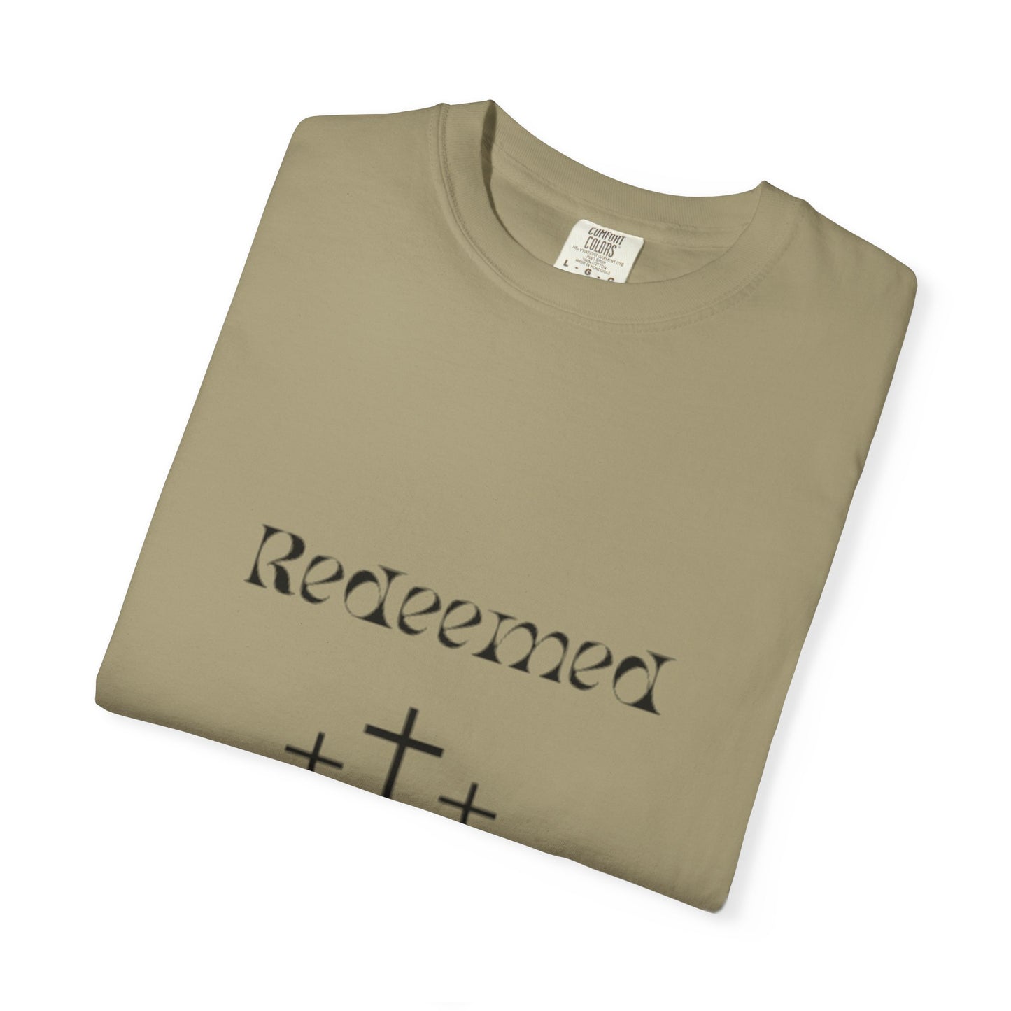 Unisex Garment-Dyed T-Shirt - "Redeemed" Christian Graphic Tee