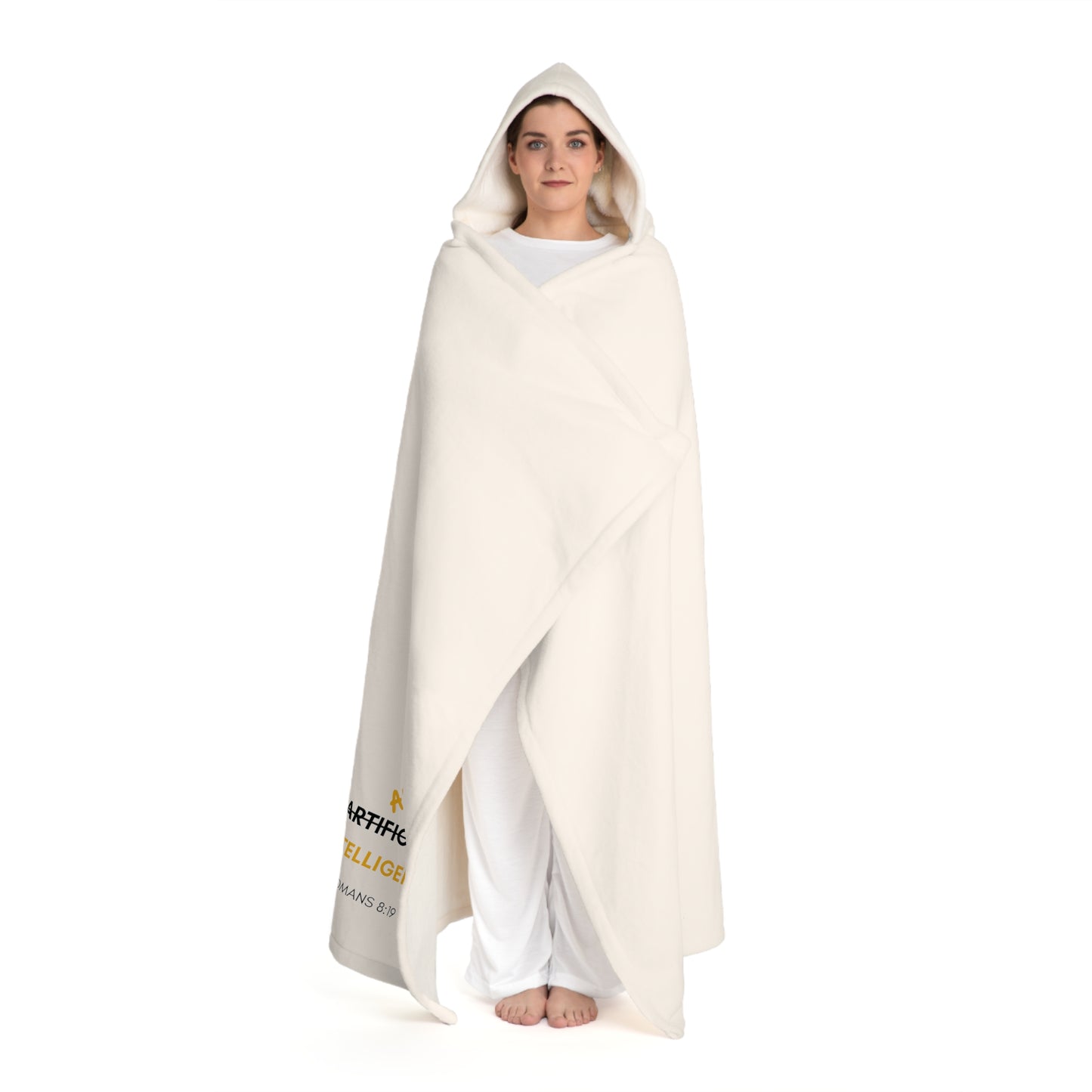 Hooded Sherpa Fleece Blanket