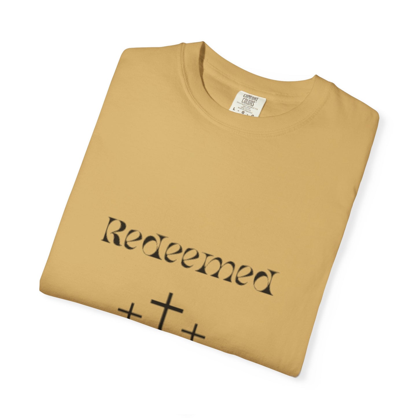 Unisex Garment-Dyed T-Shirt - "Redeemed" Christian Graphic Tee
