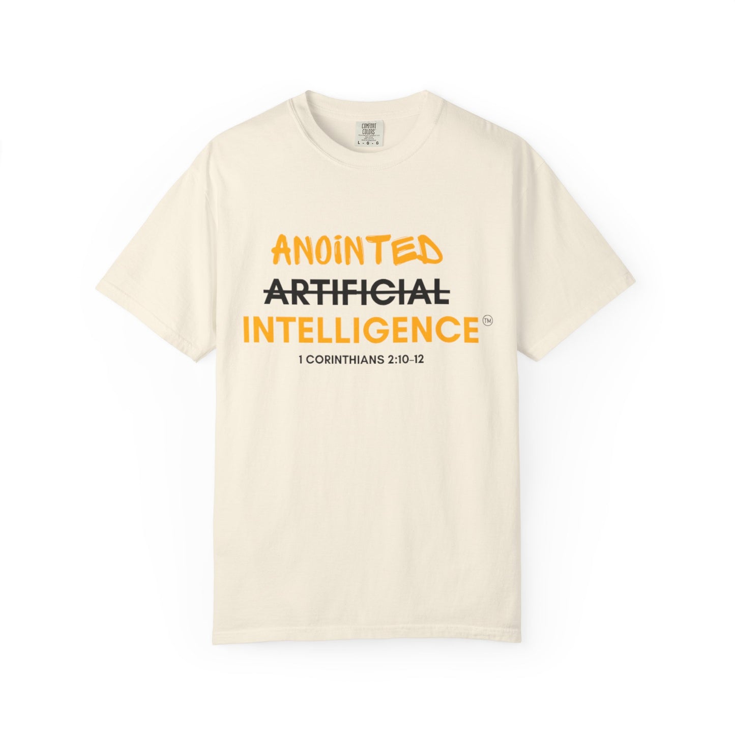 Anointed (Not Artificial) Intelligence T-Shirt — Christian Faith Graphic Tee